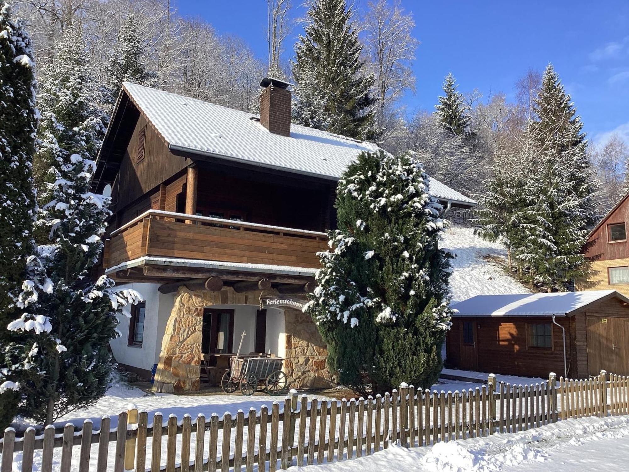 Detached Holiday Residence In The Wonderfully Beautiful Harz Kamschlacken Exterior foto